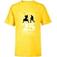 thumbnail image 1 of Star Wars Episode I 25th Anniversary Darth Maul vs. Obi-Wan- Short Sleeve T-Shirt for Kids - Customized-Yellow, 1 of 5