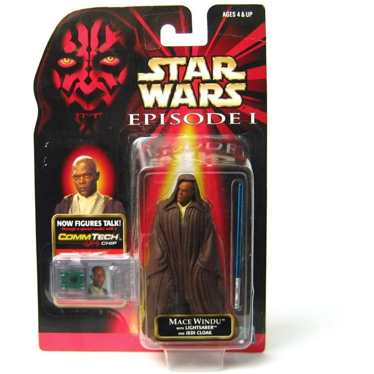 Star Wars Episode I Basic 1999 Mace Windu Action Figure