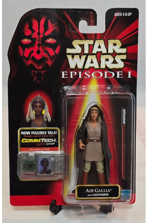 Star Wars Episode I ADI Gallia with Lightsaber COMMTECH CHIP