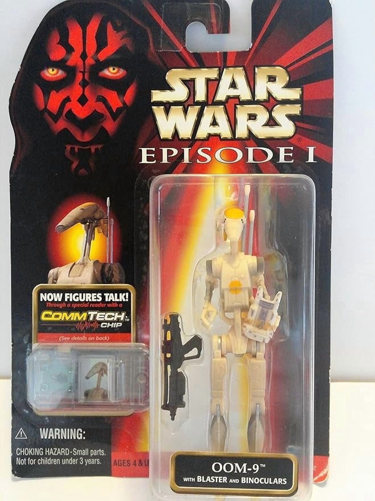 STAR WARS OOM-9 フィギュア Hasbro Star Wars Episode I ~ OOM-9 with Blaster and Binoculars