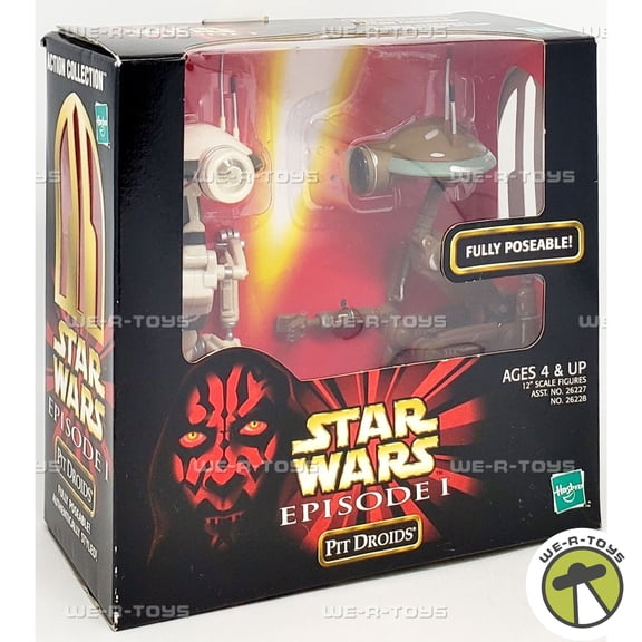 Star Wars Episode I Pit Droids 12" Scale Action Figures 1998 Hasbro 26228