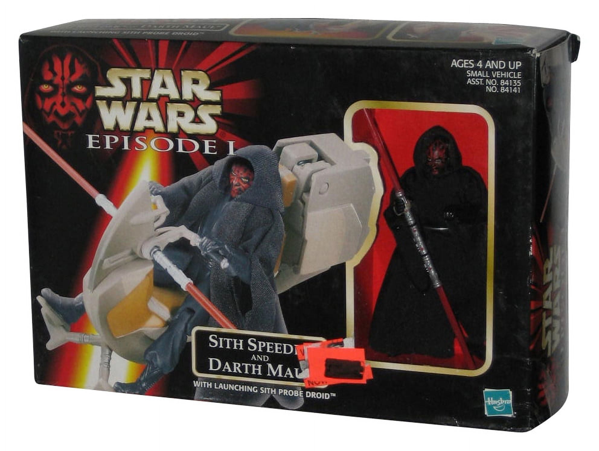 Star Wars Episode I Sith Speeder & Darth Maul (1998) Figure Toy Vehicle ...