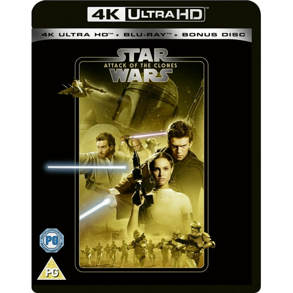 Star Wars: Episode II - Attack of the Clones (4K Ultra HD) Christopher Lee Anthony Daniels
