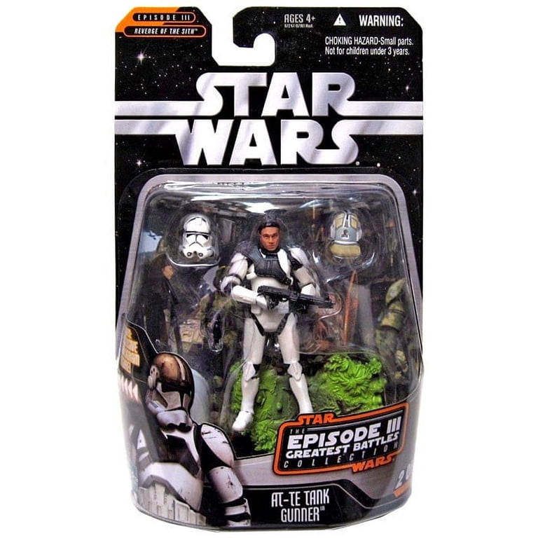 Star Wars Episode III Greatest Battles 2006 AT-TE Gunner Action 