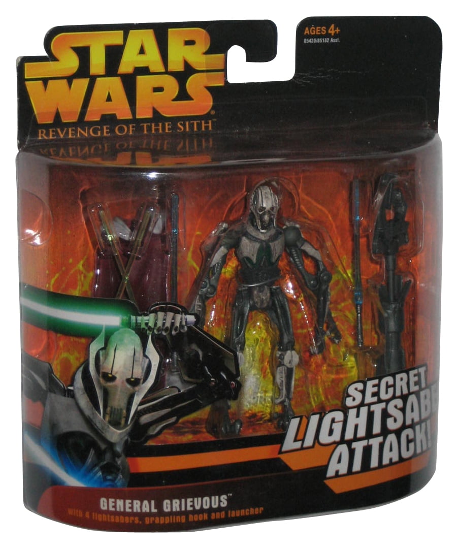 STAR WARS REVENGE OF THE SITH GENERAL GRIEVOUS 12 FIGURE HASBRO 2005 NEW