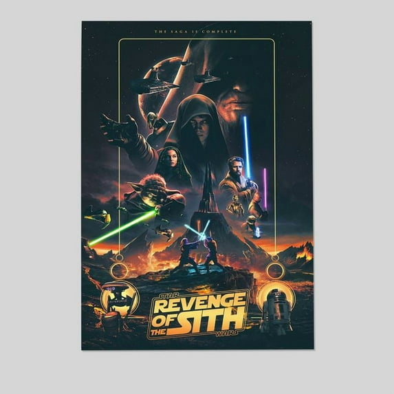 Star Wars Episode III Revenge of the Sith Movie Poster Size 24''x36'' - Postora