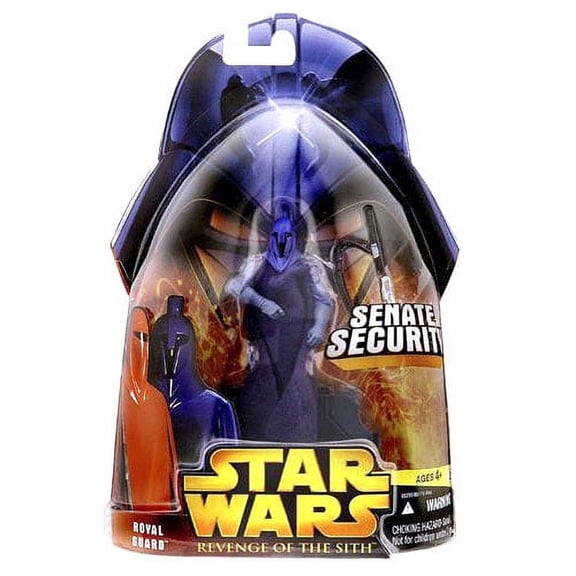 Star Wars, Episode III Revenge of the Sith Action Figure, Royal Guard (Blue) #23, 3.75 Inches