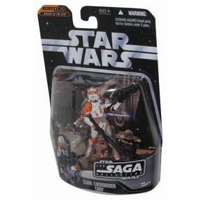 Star Wars Episode III Saga Collection (2006) Hasbro Clone Commander Cody Figure 024 - (Card Shelf Wear)