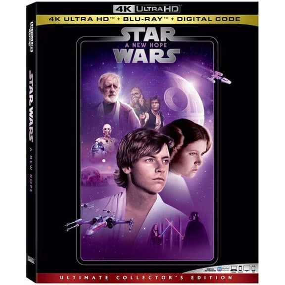 Star Wars: Episode IV: A New Hope (4K Ultra HD + Blu-ray + Digital Code)