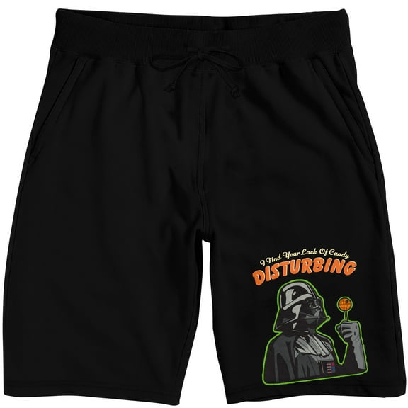 Star Wars: Episode IV - A New Hope Darth Vader Halloween on Black Adult Lounge Short-3XL