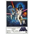 thumbnail image 1 of Star Wars: Episode IV - A New Hope - Movie Poster / Print (Regular Style C) (Black Poster Hanger), 1 of 7