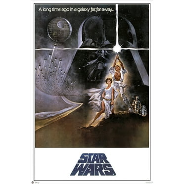 Star Wars: Episode IV - A New Hope - Movie Poster (Style A) (Size: 24" X 36")