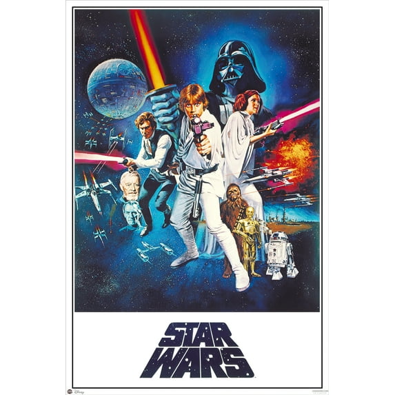 Star Wars: Episode IV - A New Hope - Movie Poster (Style C) (Size: 24" X 36")