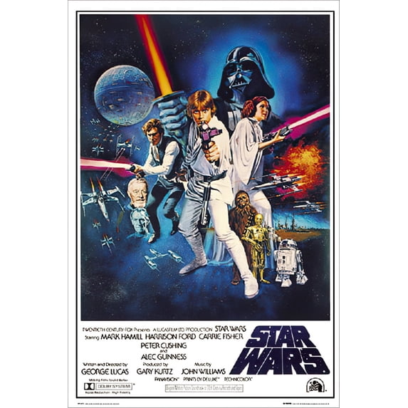 Star Wars: Episode IV -A New Hope - Movie Poster (Style C) (Size: 24" X 36")