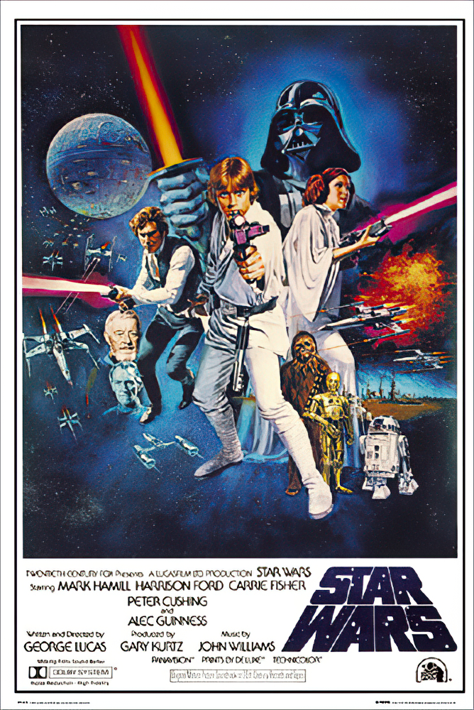 Star Wars: Episode IV -A New Hope - Movie Poster (Style C) (Size: 24