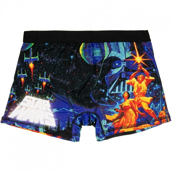 Star Wars Episode IV - A New Hope Poster Men's Underwear Boxer Briefs-Small (28-30)