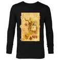 thumbnail image 1 of Star Wars Episode IV A New Hope R2-D2 and C-3PO on Tatooine - Long Sleeve T-Shirt for Men - Customized-Black, 1 of 5