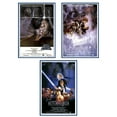 thumbnail image 1 of Star Wars Episode IV, V & VI - Framed 3 Piece Movie Poster / Print Set (3 Regular Style Posters - Version 1) (Size: 24" x 36" each) (  Frame), 1 of 4