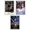 thumbnail image 1 of Star Wars Episode IV, V & VI - Framed 3 Piece Movie Poster / Print Set (3 Regular Style Posters - Version 1) (Size: 24" x 36" each) (  Frame), 1 of 4