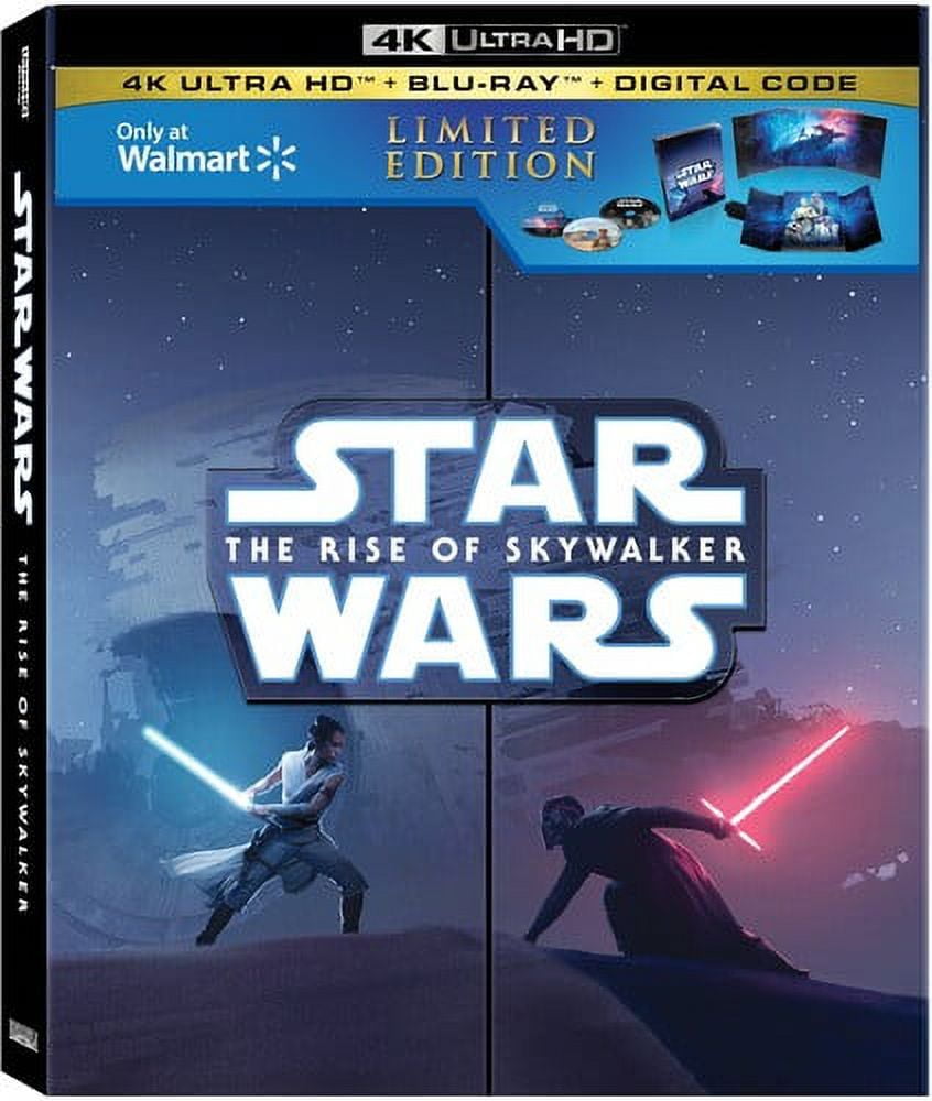 Star Wars: Episode IX: The Rise of Skywalker (Walmart Exclusive) (4K Ultra  HD + Blu-ray + Digital Code) 