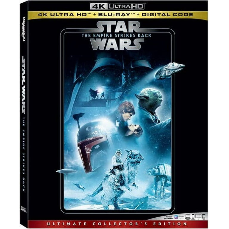 Star Wars: Episode V: The Empire Strikes Back (4K Ultra HD + Blu-ray +  Digital Code) 