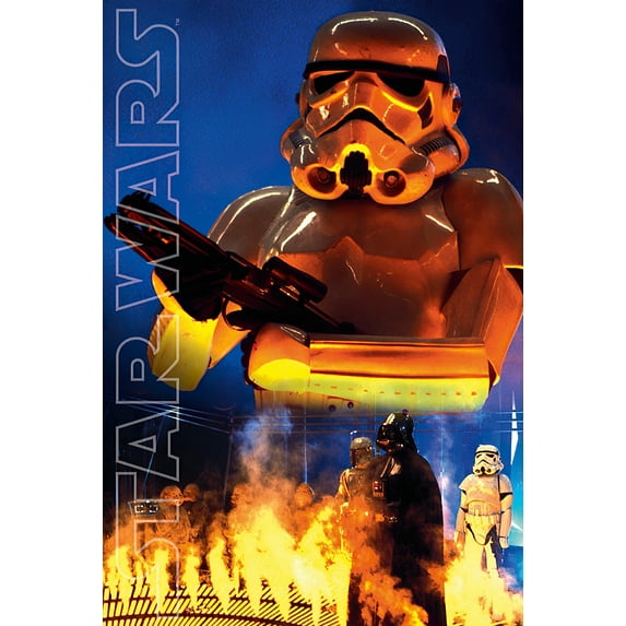 Star Wars: Episode V - The Empire Strikes Back - Movie Poster / Print (Stormtrooper Darth Vader & Boba Fett) (Poster & Poster Strip Set)