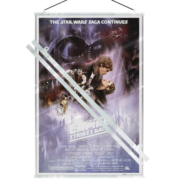 Star Wars: Episode V - The Empire Strikes Back - Poster (Regular Style) (Size: 24" x 36") (Laminated Poster & Clear Hanger)