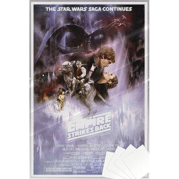 Star Wars: Episode V - The Empire Strikes Back - Poster (Regular Style) (Size: 24" x 36") (Laminated Poster & Poster Strips)