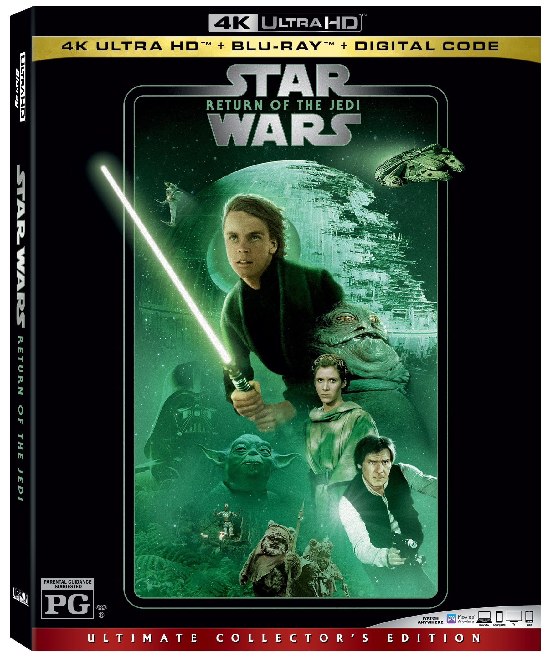 Disney - スターウォーズ Blu-ray Star Wars: Episode VI - Return of the Jedi (4K Ultra HD, Blu