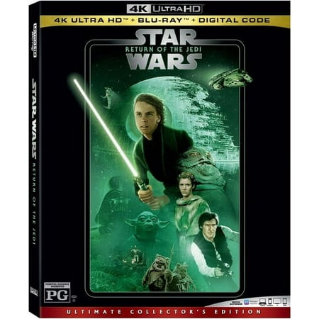 Star Wars: Return of the Jedi [Includes Digital Copy] [4K Ultra HD Blu-ray/Blu-ray] [1983]