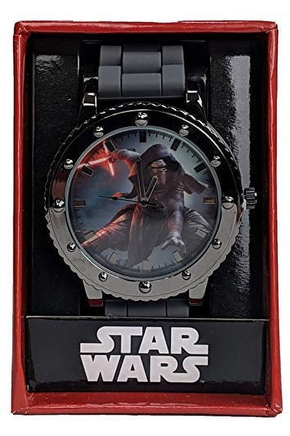 : Episode VII - The Force Awakens Kylo Ren Gray Silicone Strap Watch