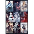 thumbnail image 1 of Star Wars: Episode VIII - The Last Jedi - Framed Movie Poster (Character Grid) (Orbit Blue Aluminum Frame), 1 of 5