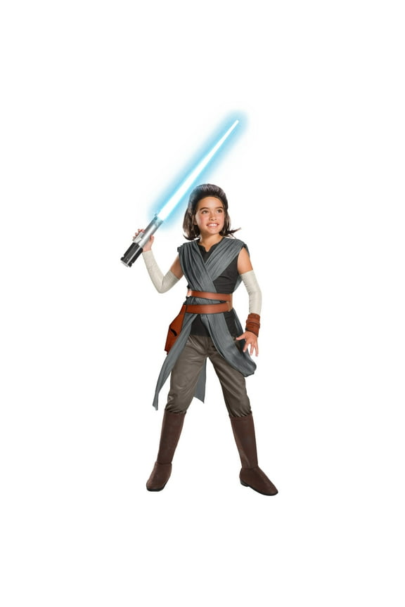 Episode VIII - The Last Jedi Super Deluxe Girl's Rey Costume
