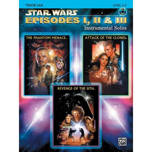 Pre-Owned Star Wars Episodes I, II & III Instrumental Solos: Tenor Sax, Book & CD (Paperback)