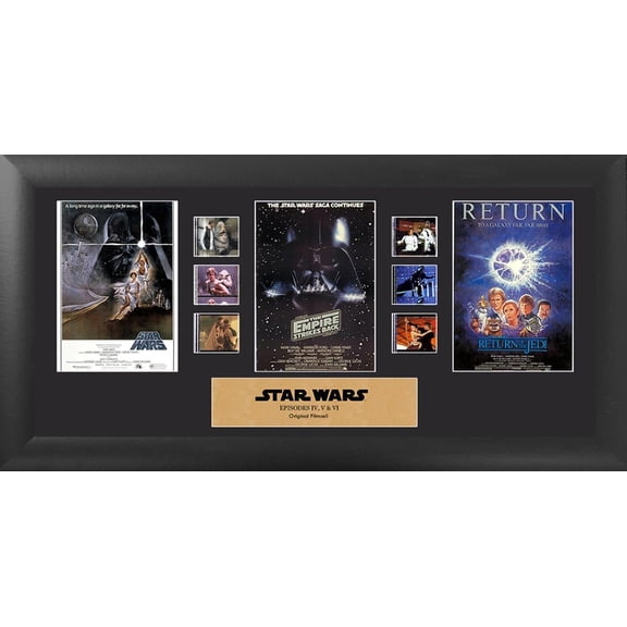 Star Wars Episodes IV, V, VI: Mixed Trio Framed FilmCells Presentation USFC2372