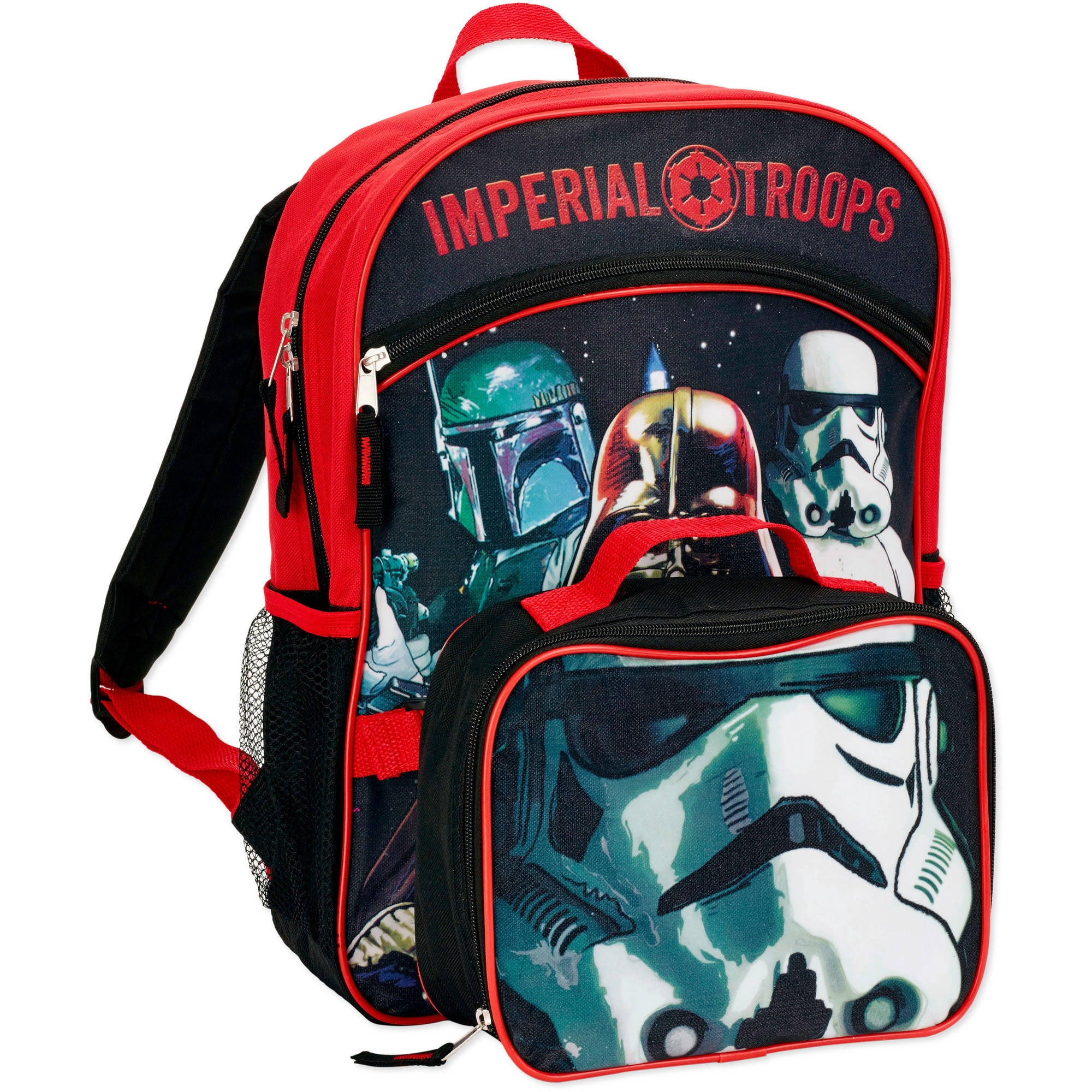 Star Wars Evil Trio 16 Backpack with Lunch Tote 