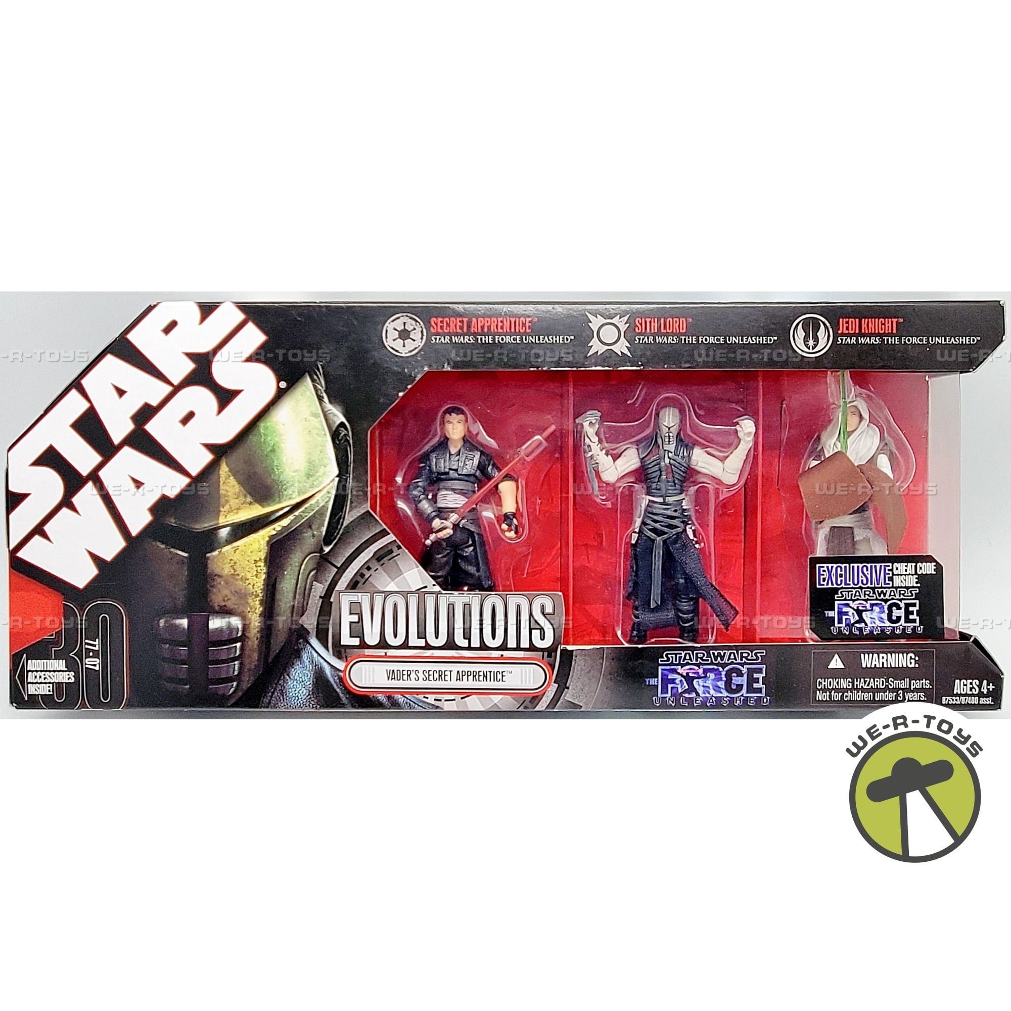 Star Wars Evolutions 3 pack - Vader's Secret Apprentice - Walmart.com