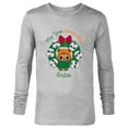 thumbnail image 1 of Star Wars Ewok Christmas May Your Holiday Spirit Endor Cute - Long Sleeve T-Shirt for Men - Customized-Athletic Heather, 1 of 5