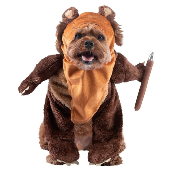 Star Wars Ewok Pet Costume 40-70 lbs, Back Length 18"-21", Chest 18"-25"