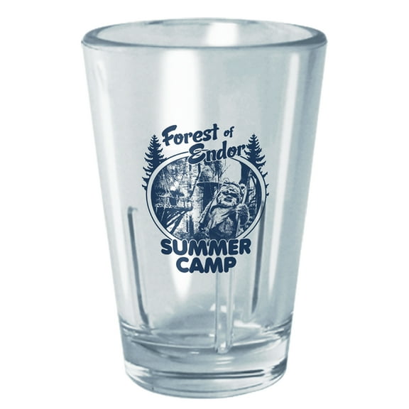 Star Wars Ewok Forest of Endor Summer Camp  Tritan Shot Glass Clear 2 oz.