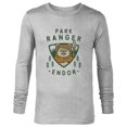 thumbnail image 1 of Star Wars Ewok Park Ranger Endor - Long Sleeve T-Shirt for Men - Customized-Athletic Heather, 1 of 5