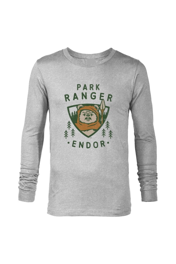 Ewok Park Ranger Endor - Long Sleeve T-Shirt for Men - Customized-Athletic Heather
