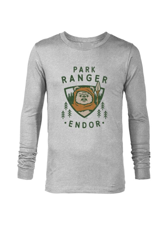Ewok Park Ranger Endor - Long Sleeve T-Shirt for Men - Customized-Athletic Heather