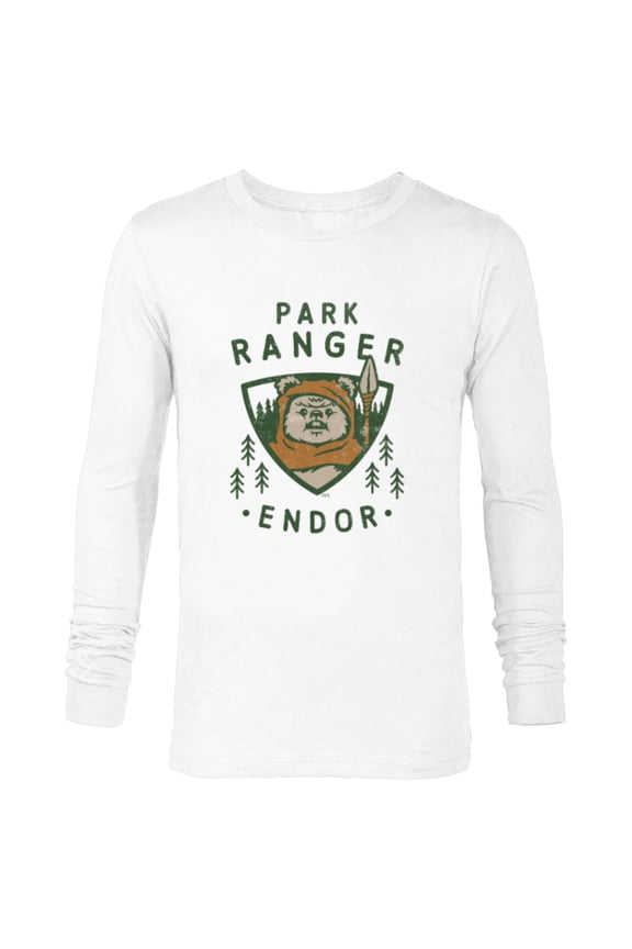 Ewok Park Ranger Endor - Long Sleeve T-Shirt for Men - Customized-White