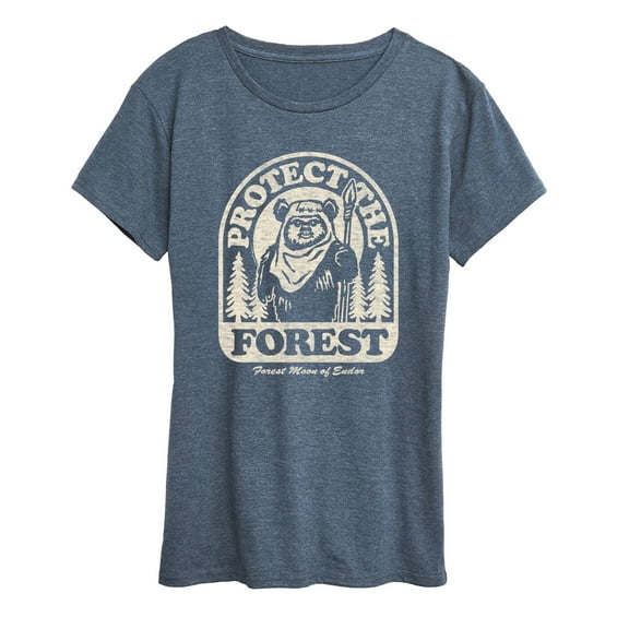 Star Wars - Ewok Protect The Forest - Women's Short Sleeve Classic Fit Tee