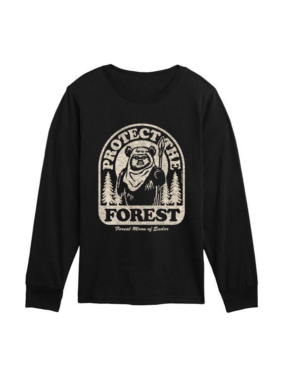 - Ewok Protect The Forest Boys' Long Sleeve Graphic T-Shirt