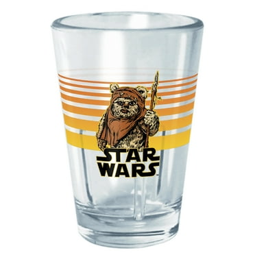 Star Wars Ewok Retro Stripes  Tritan Shot Glass Clear 2 oz.