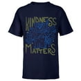 thumbnail image 1 of Star Wars Ewok Wicket Kindness Matters Earth Day Distressed - Short Sleeve T-Shirt for Kids - Customized-Navy, 1 of 5