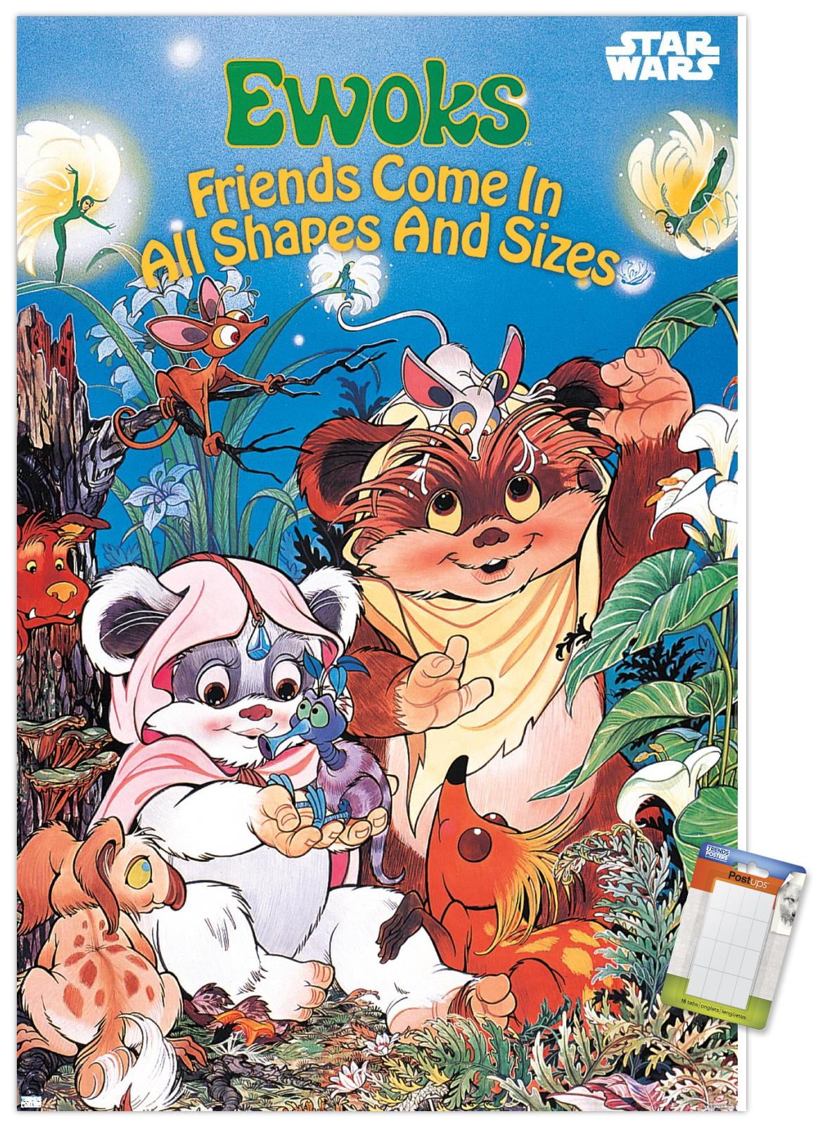 Star Wars: Ewoks - Friends Wall Poster, 14.725" x 22.375"