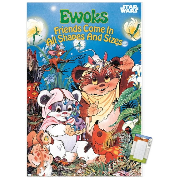 Star Wars: Ewoks - Friends Wall Poster, 22.375" x 34"